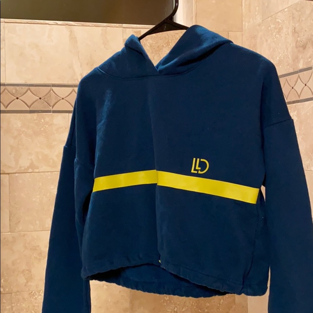 LLD Cropped Drawstring Hoodie